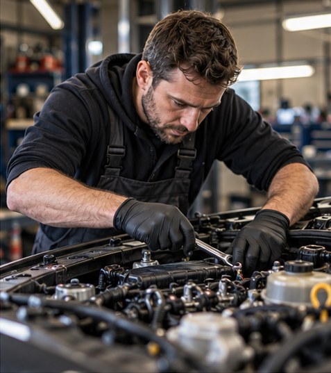 Illustrative photo of a car repair