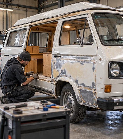 Illustrative photo of camper restoration